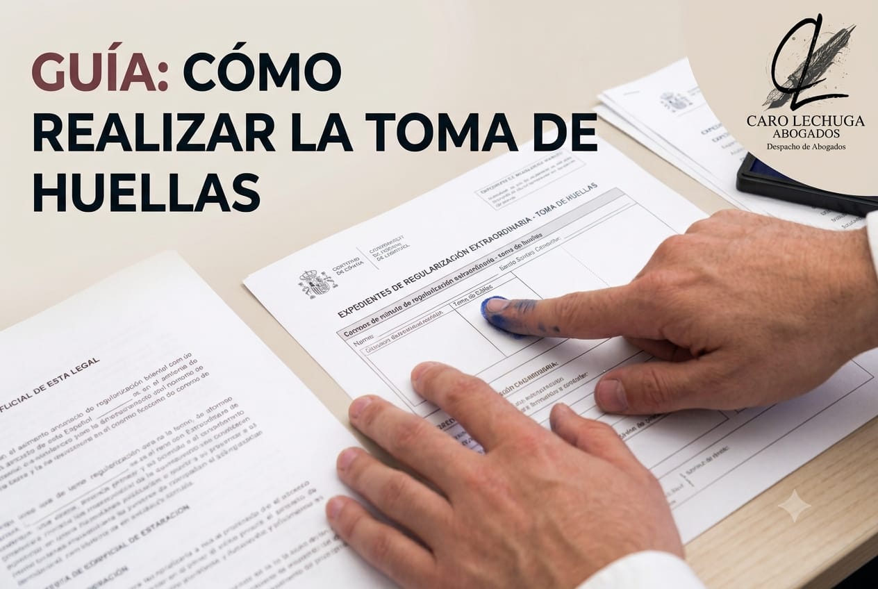 Guia para la toma de huellas - Caro Lechuga Abogados